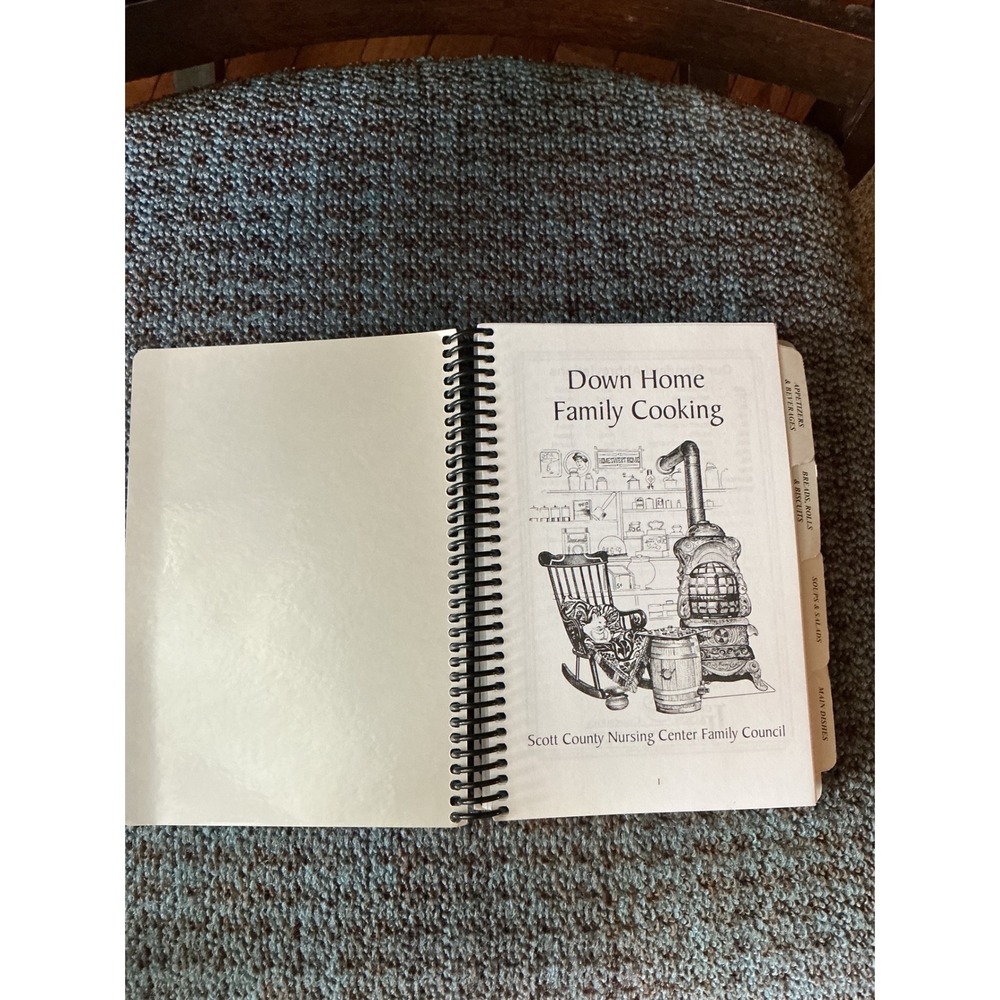 Down Home Family Cooking Scott County Nursing Center Spiral Cookbook 2005 - Picture 3 of 8